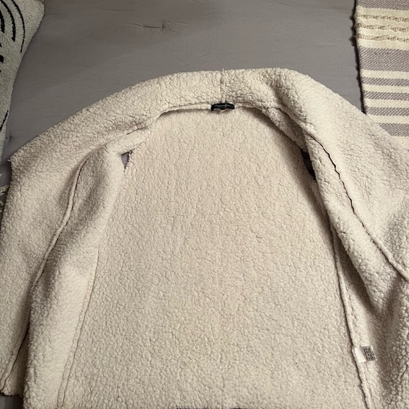 Women’s faux suede Sherpa lined vest. Size small, clean, no flaws. - Picture 3 of 7